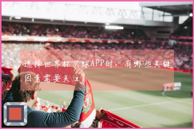 选择世界杯买球APP时，有哪些关键因素需要关注？